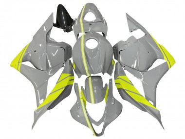 Custom 2009-2012 Honda CBR600RR Motorcycle Fairing Kits - Nardo Grey Yellow