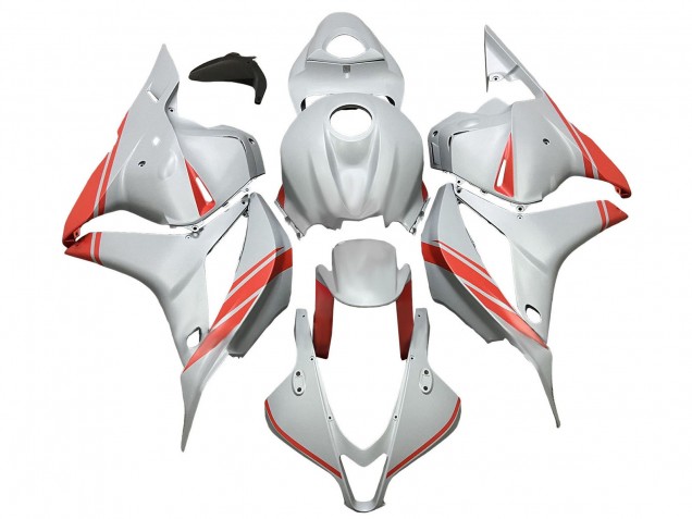 2009-2012 Honda CBR600RR Motorcycle Fairings - Grey Orange