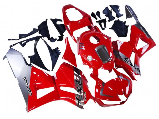 2013-2023 Honda CBR600RR Motorcycle Fairings - Silver Red