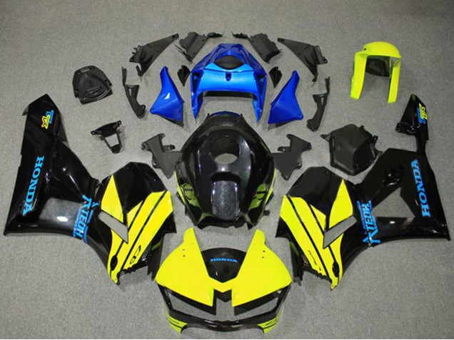 2013-2026 Blue Yellow Glossy Black Honda CBR600RR Motorcycle Fairings