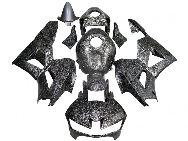 2013-2023 Honda CBR600RR Motorcycle Fairings - Black Forged Carbon Fiber