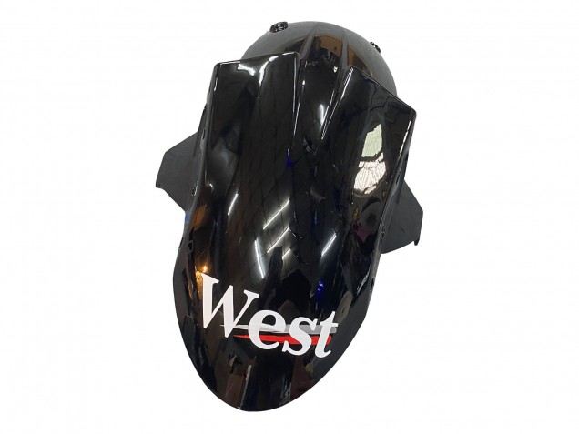 2004-2005 Kawasaki ZX10R Motorcycle Fairings - White Black West Ninja