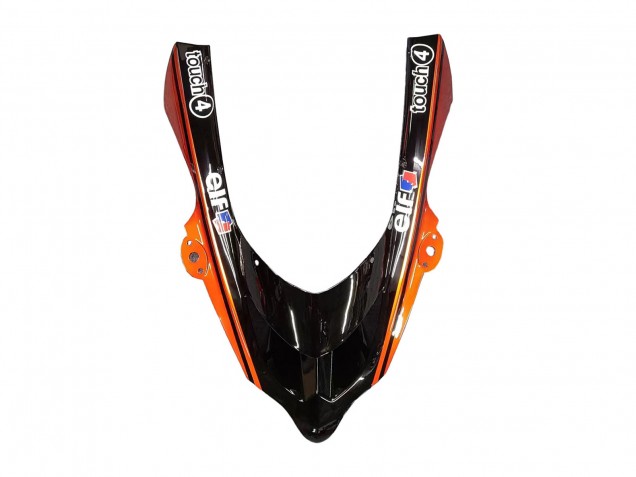 2004-2005 Kawasaki ZX10R Motorcycle Fairings - Burnt Orange Black Monster Elf