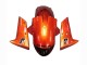 2004-2005 Kawasaki ZX10R Motorcycle Fairings - Burnt Orange Black Monster Elf