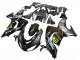 2006-2007 Kawasaki ZX10R Motorcycle Fairings - Grey Yellow Glossy Black Monster Elf