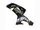 2006-2007 Kawasaki ZX10R Motorcycle Fairings - Grey Yellow Glossy Black Monster Elf