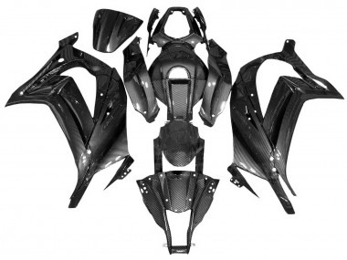Custom 2011-2015 Kawasaki ZX10R Motorcycle Fairings - Carbon Fiber