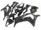 2011-2015 Kawasaki ZX10R Motorcycle Fairings - Matte Black Gold Snow Elf
