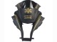 2011-2015 Kawasaki ZX10R Motorcycle Fairings - Matte Black Gold Snow Elf