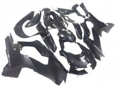 Custom 2021-2025 Kawasaki ZX10R Motorcycle Fairings - Black Carbon Fiber