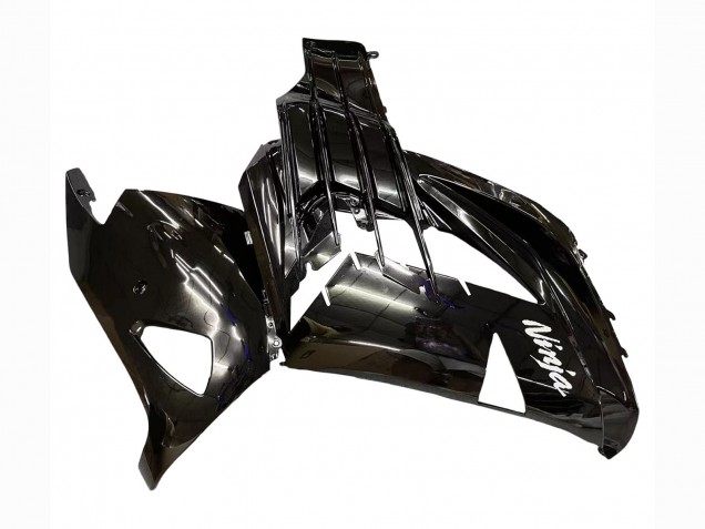2012-2024 Kawasaki ZX14R ZZR1400 Motorcycle Fairings - Glossy Black Matte Black White Ninja
