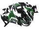 2012-2024 Kawasaki ZX14R ZZR1400 Motorcycle Fairings - Green Glossy Black Stripe