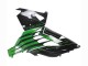 2012-2024 Kawasaki ZX14R ZZR1400 Motorcycle Fairings - Green Glossy Black Stripe