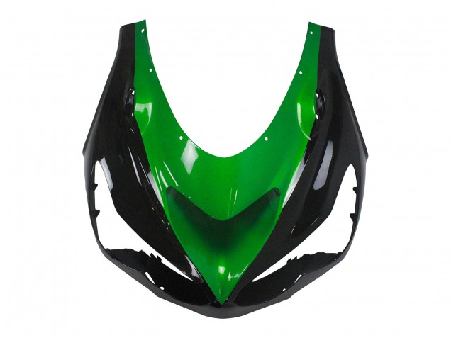 2012-2024 Green Glossy Black Kawasaki ZX14R ZZR1400 Motorcycle Fairing Kits