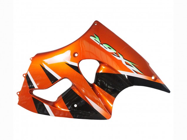 2000-2002 Kawasaki ZX6R Motorcycle Fairings - Orange Black