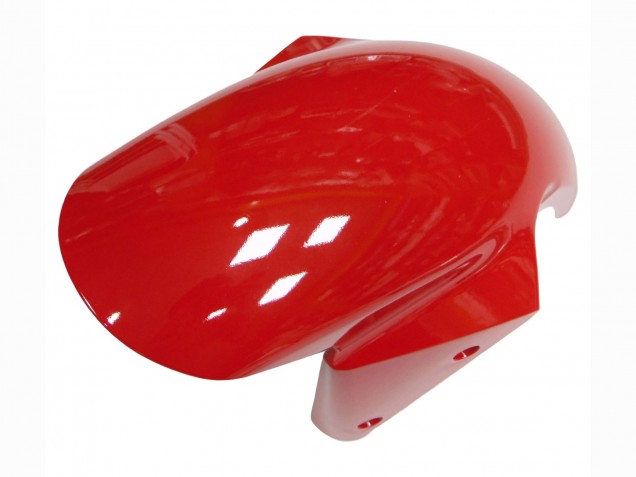 2003-2004 Kawasaki ZX6R Motorcycle Fairings - White Red