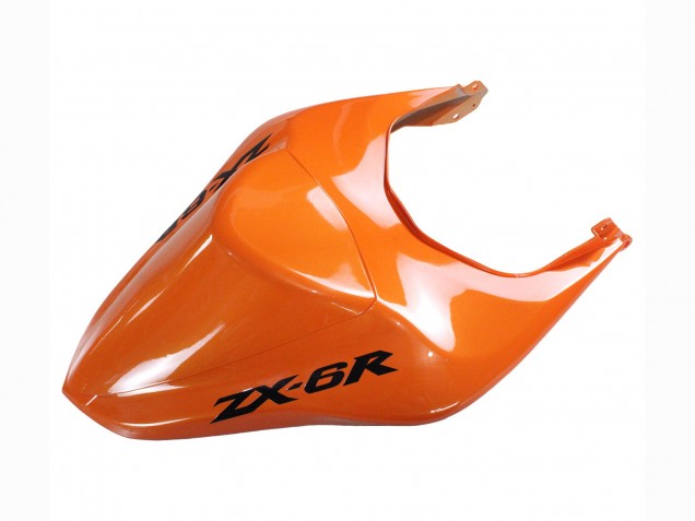 2007-2008 Kawasaki ZX6R Motorcycle Fairings - Orange Black Ninja