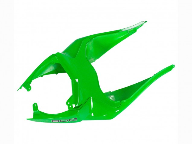 2009-2012 Kawasaki ZX6R Motorcycle Fairings - Green Glossy Black