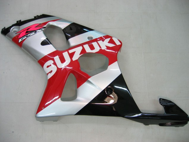 2000-2002 Suzuki GSXR1000 Motorcycle Fairings - Red Silver White Black