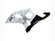 2000-2002 Suzuki GSXR1000 Motorcycle Fairings - White Black Motul Corona