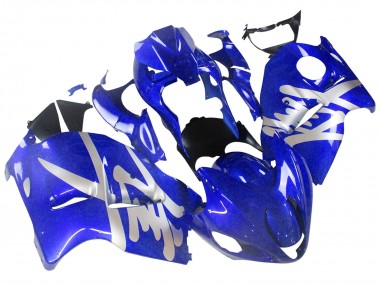 Custom 1996-2007 Suzuki GSXR 1300 Hayabusa Motorcycle Fairings - Glossy Blue