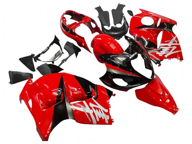1996-2007 Suzuki GSXR 1300 Hayabusa Motorcycle Fairings - Red Black Hayabusa