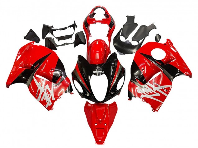1996-2007 Suzuki GSXR 1300 Hayabusa Motorcycle Fairings - Red Black Hayabusa