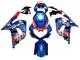 2001-2003 Suzuki GSXR 600 / GSXR 750 Motorcycle Fairings - Blue Red Racing