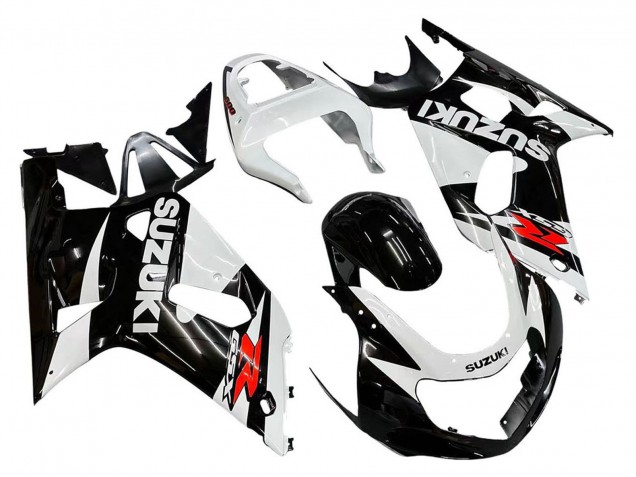 2001-2003 Suzuki GSXR 600 / GSXR 750 Motorcycle Fairings - White Glossy Black Red