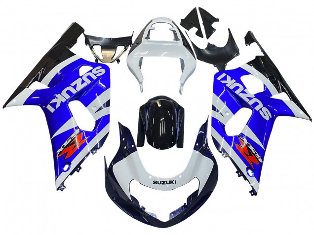 2001-2003 Suzuki GSXR 600 / GSXR 750 Motorcycle Fairings - Blue White Glossy Black Red