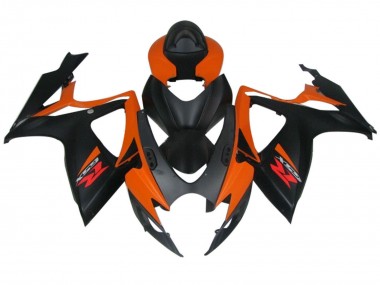Custom 2004-2005 Suzuki GSXR 600 / GSXR 750 Motorcycle Fairings - Red Black