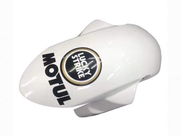 2006-2007 Suzuki GSXR 600 / GSXR 750 Motorcycle Fairings - White Black Lucky Strike Motul