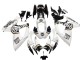 2006-2007 Suzuki GSXR 600 / GSXR 750 Motorcycle Fairings - White Black Lucky Strike Motul