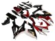 2006-2007 Suzuki GSXR 600 / GSXR 750 Motorcycle Fairings - Red White Black Yellow