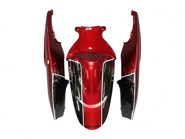 2006-2007 Suzuki GSXR 600 / GSXR 750 Motorcycle Fairings - Red Black