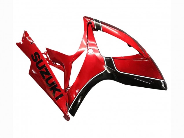 2006-2007 Suzuki GSXR 600 / GSXR 750 Motorcycle Fairings - Red Black