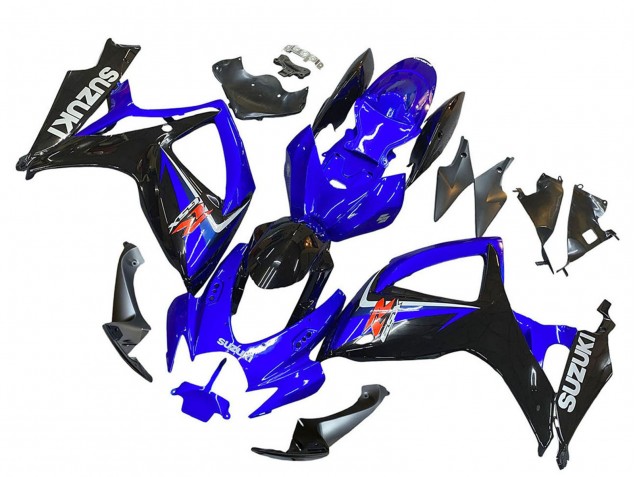 2006-2007 Suzuki GSXR 600 / GSXR 750 Motorcycle Fairings - Blue Black Red