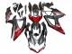 2008-2010 Suzuki GSXR 600 / GSXR 750 Motorcycle Fairings - Matte Black Red