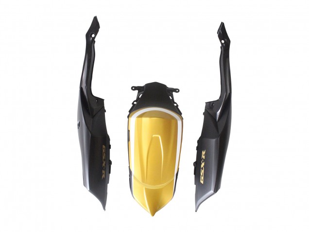 2008-2010 Suzuki GSXR 600 / GSXR 750 Motorcycle Fairings - Matte Black White Gold
