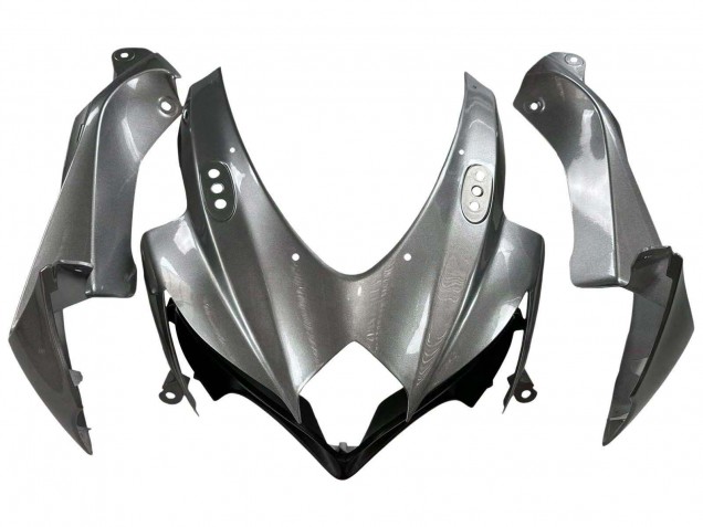 2008-2010 Suzuki GSXR 600 / GSXR 750 Motorcycle Fairings - Matte Grey Black