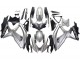 2008-2010 Suzuki GSXR 600 / GSXR 750 Motorcycle Fairings - Silver Matte Black