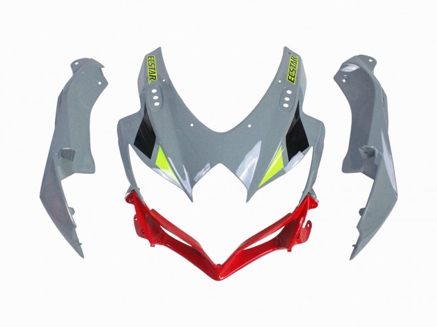2008-2010 Suzuki GSXR 600 / GSXR 750 Motorcycle Fairings - Grey Yellow Red