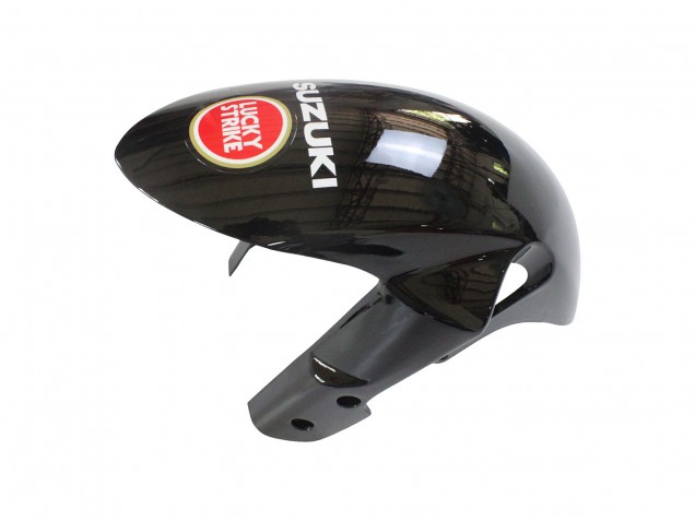 2008-2010 Suzuki GSXR 600 / GSXR 750 Motorcycle Fairings - Glossy Black Red White Motul Lucky Strike