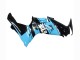 2011-2024 Suzuki GSXR 600 / GSXR 750 Motorcycle Fairings - Glossy Black Light Blue