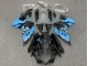 2011-2024 Suzuki GSXR 600 / GSXR 750 Motorcycle Fairings - Glossy Black Light Blue