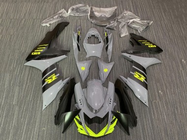 Custom 2011-2024 Suzuki GSXR 600 / GSXR 750 Motorcycle Fairings - Nardo Grey Neon Yellow Black