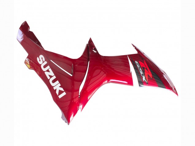 2011-2024 Suzuki GSXR 600 / GSXR 750 Bike Fairings - Red Glossy Black
