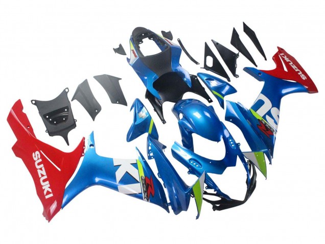 2011-2024 Suzuki GSXR 600 / GSXR 750 Motorcycle Fairings - Blue Red