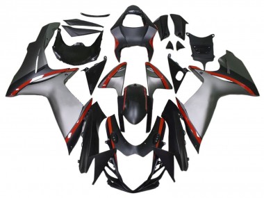Custom 2011-2024 Suzuki GSXR 600 / GSXR 750 Motorcycle Fairings - Blue White Black
