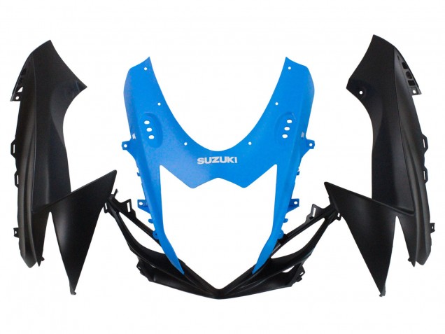 2011-2024 Suzuki GSXR 600 / GSXR 750 Motorcycle Fairing - Blue Matte Black